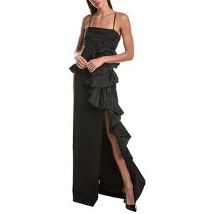 Cinq À Sept Womens  Liora Gown, Black